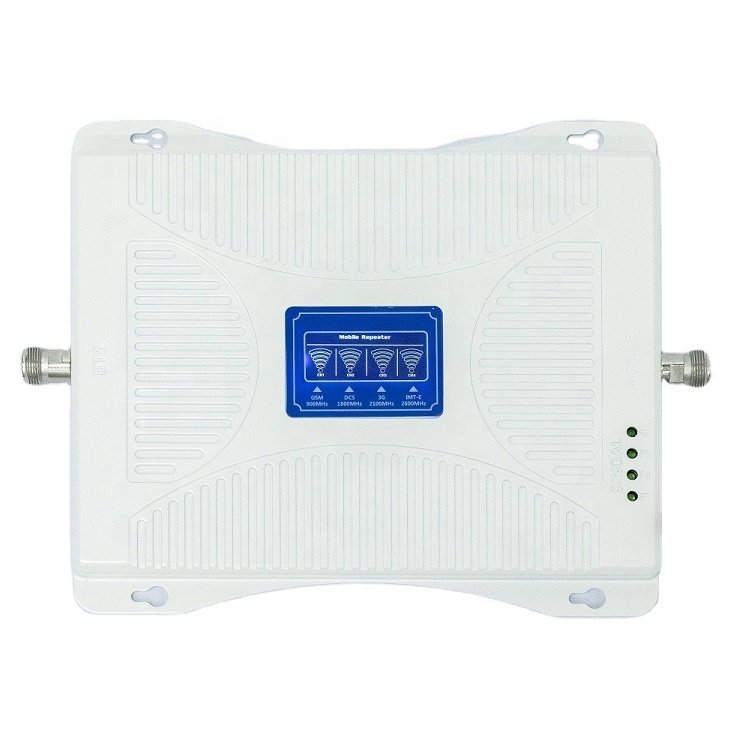 4g cell phone signal booster 850mhz 900mhz 1800mhz 2100mhz four band mobile signal repeater amplifier